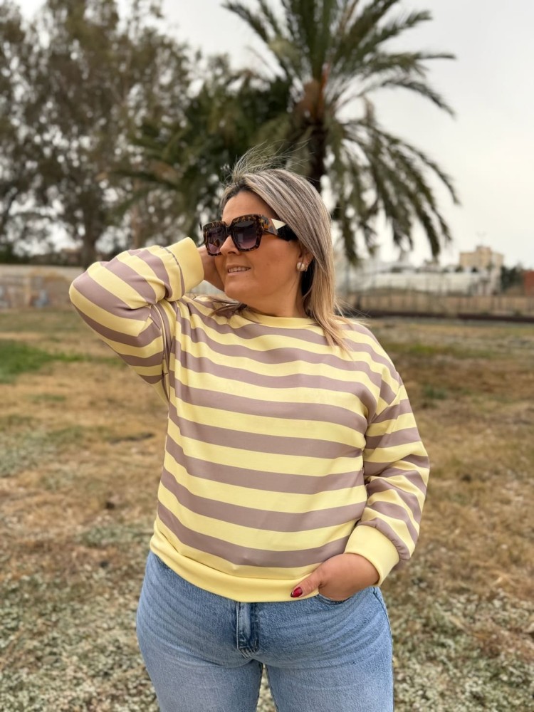 Sudadera Rayas Tirea