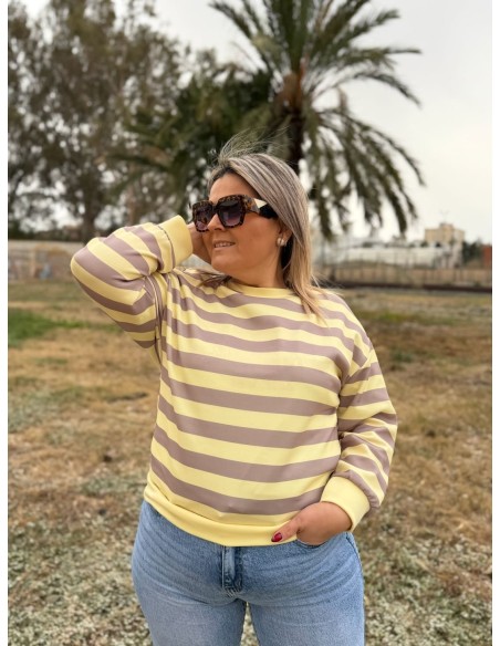 Sudadera Rayas Tirea