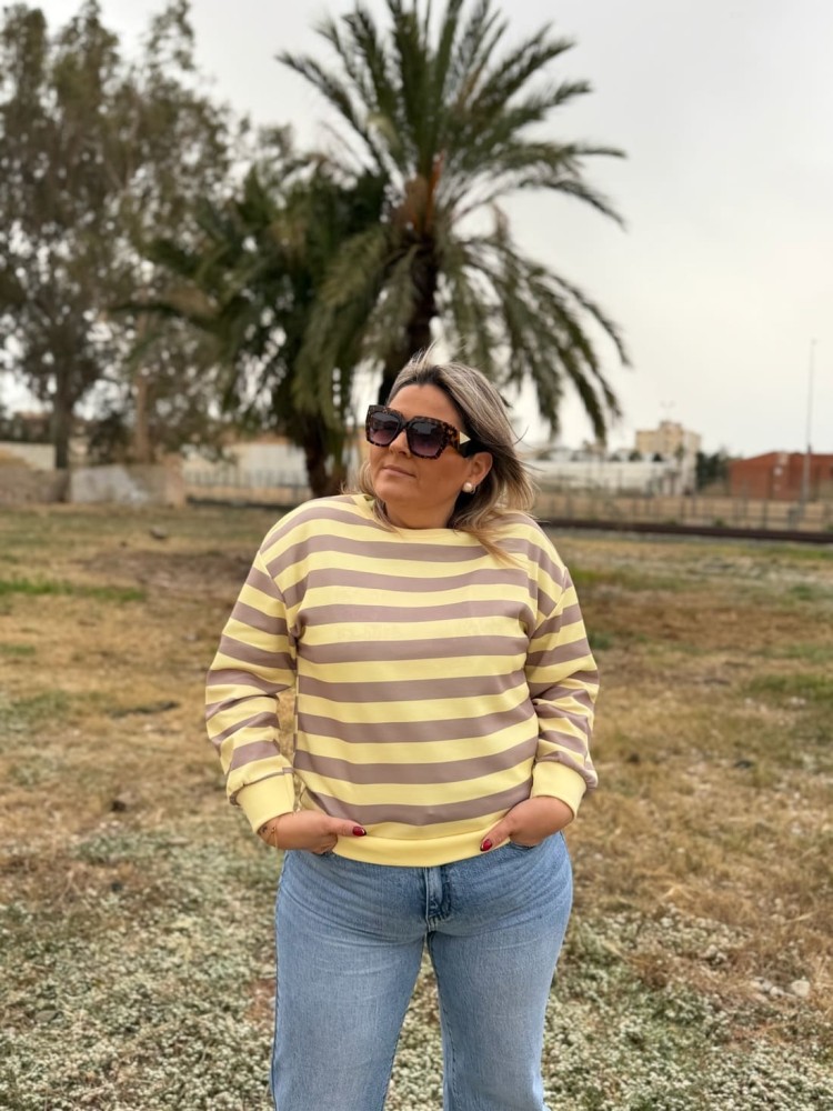 Sudadera Rayas Tirea