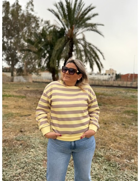 Sudadera Rayas Tirea