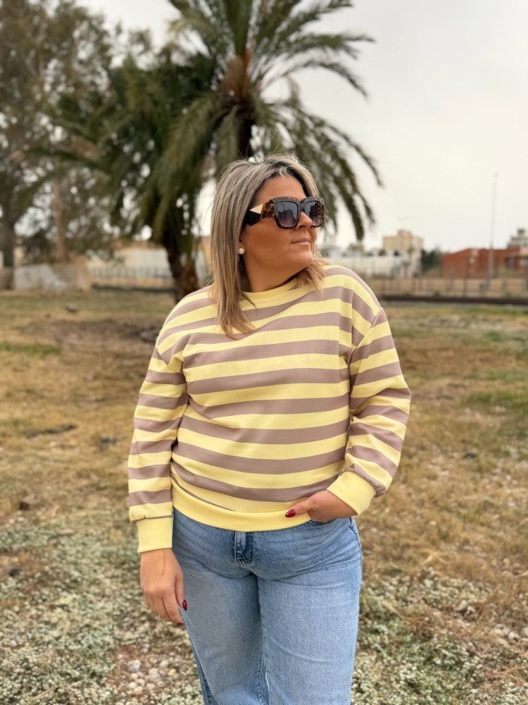 Sudadera Rayas Tirea