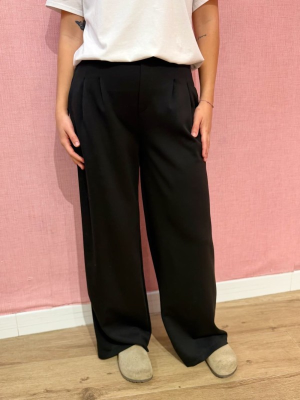 Pantalón Pinzas Chándal Negro 2