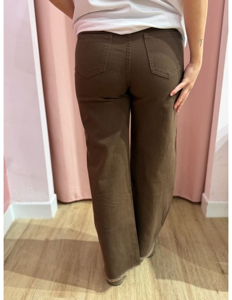 Pantalón Widleg Chocolate